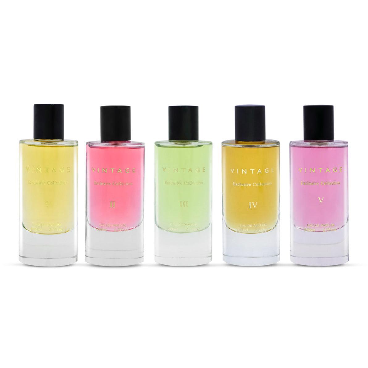 Vintage Exclusive Collection Gift Set Edp 5*80Ml Black Box