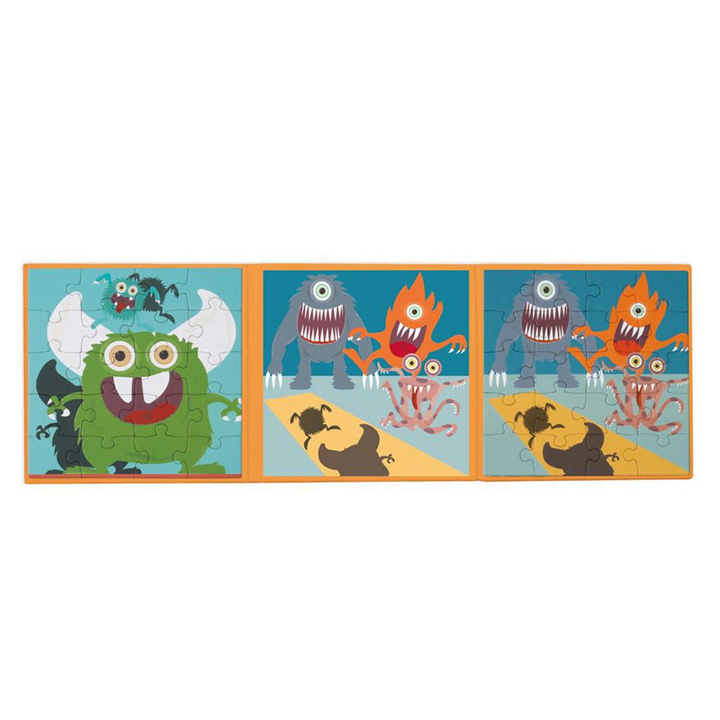 Magnetic Puzzle Book To Go - Monster