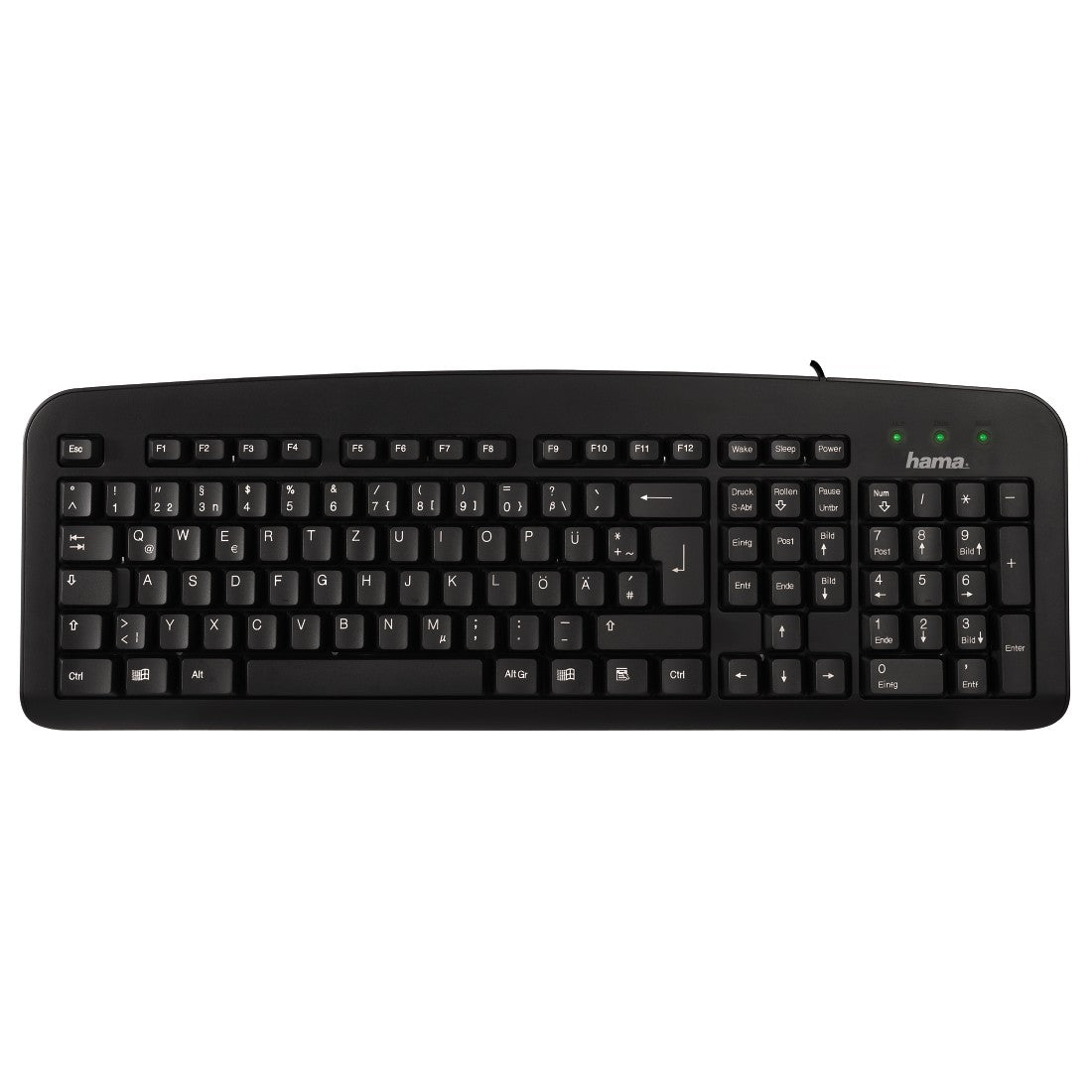 HAMA 57209 K212BASIC KEYBOARD BLACK