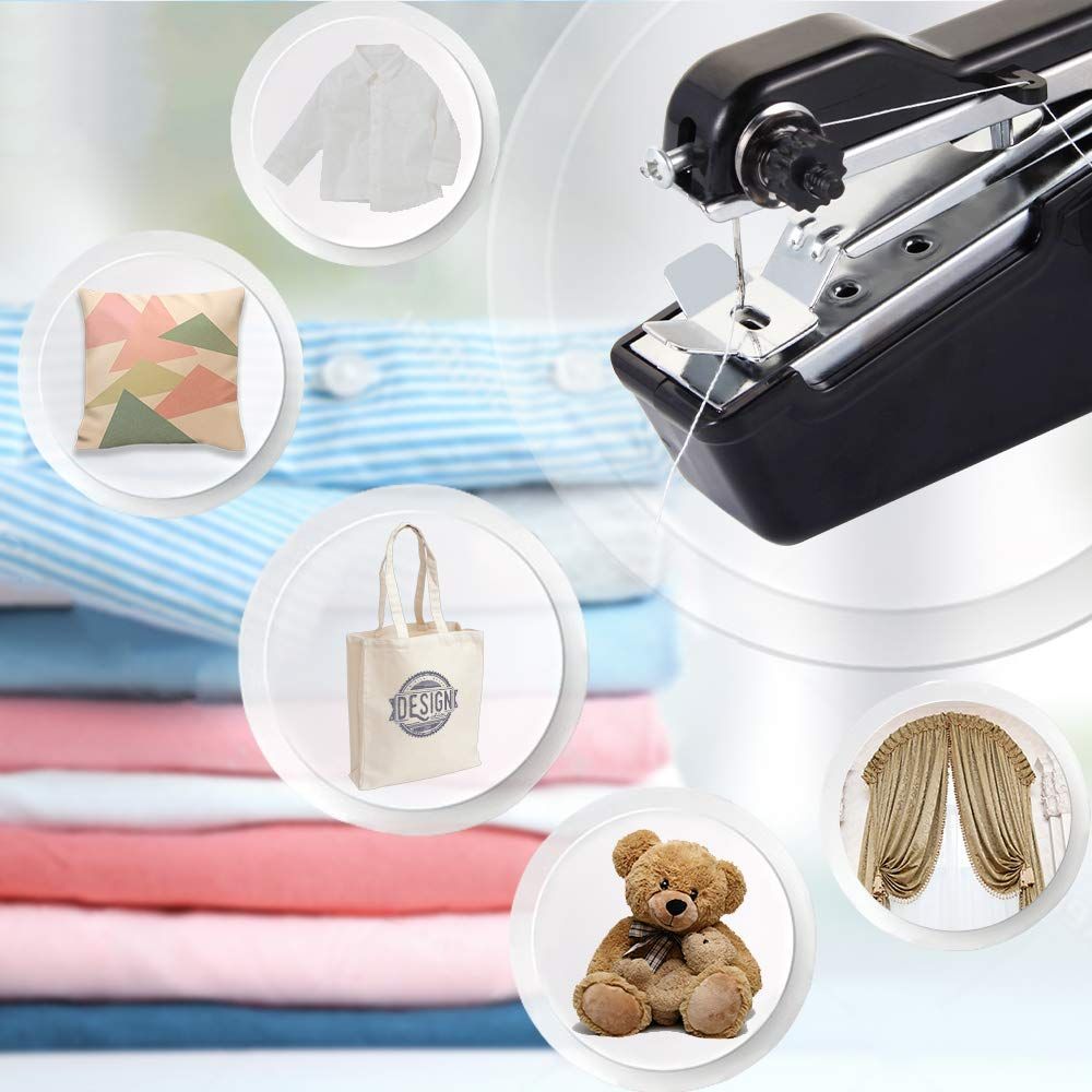 Portable Handheld Sewing Machine Mini Electric Handheld Household Sewing Tool