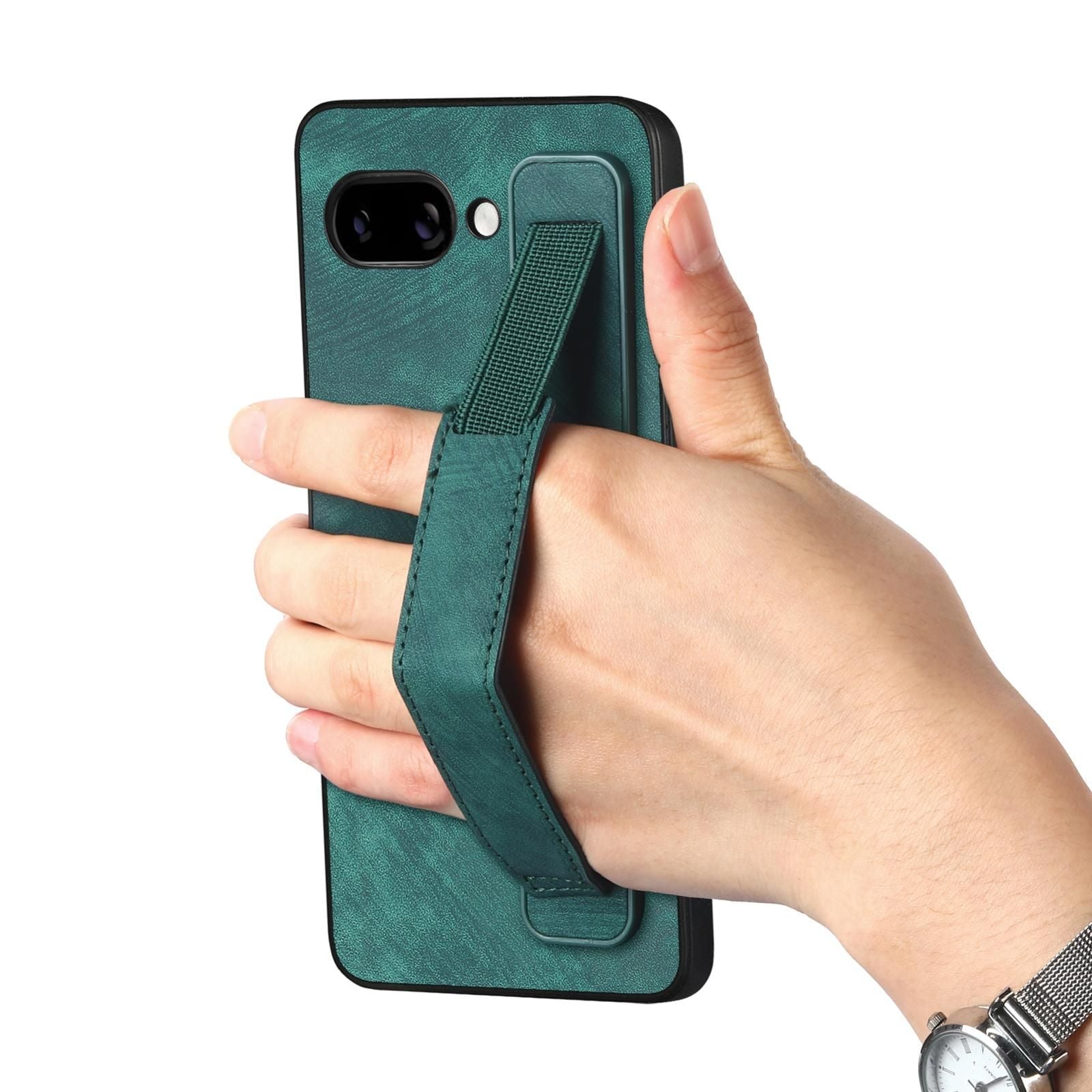 Retro Wristband Leather Case For Google Pixel 9a