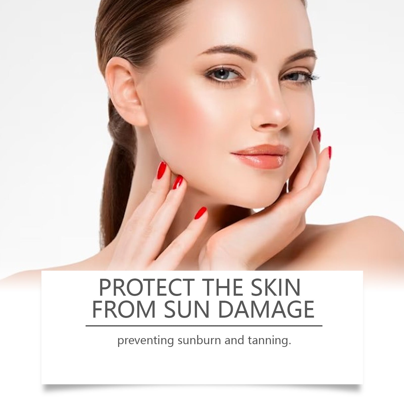 Brightening Protective Cream for Summer, SPF 50, Skin Care, Moisturizer, Personal Care ,100g