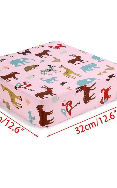 Toddler Booster Cushion Baby Chair Pad Heightening Dining Chair Cushion Cartoon Seat Mat