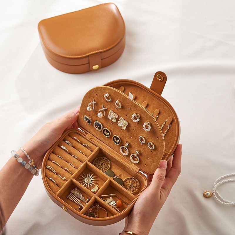 Jewelry Box Earring Bracelet Ring Organizer Travel Portable Jewelry Storage Case