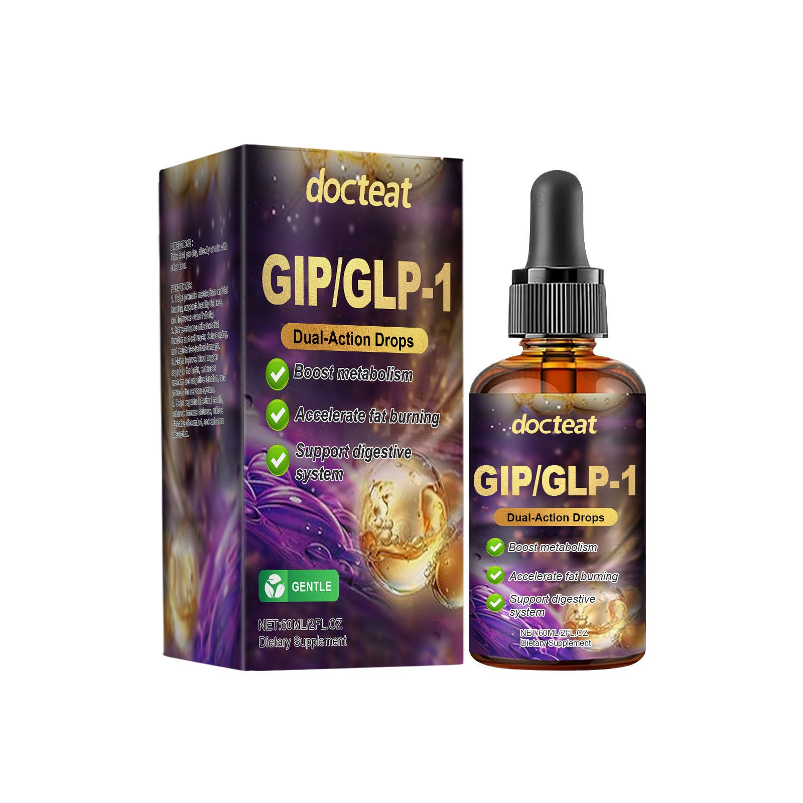 Boost Your Body Care with GLP-1 Drops, Supports Digestive Balance, Relieves Discomfort ,60ml