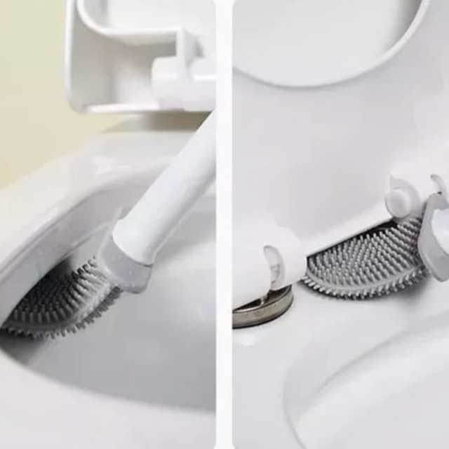 Deep Cleaner Detachable Silicone Toilet Brush - Hygienic, Durable & Easy to Clean Toilet Cleaning Brush