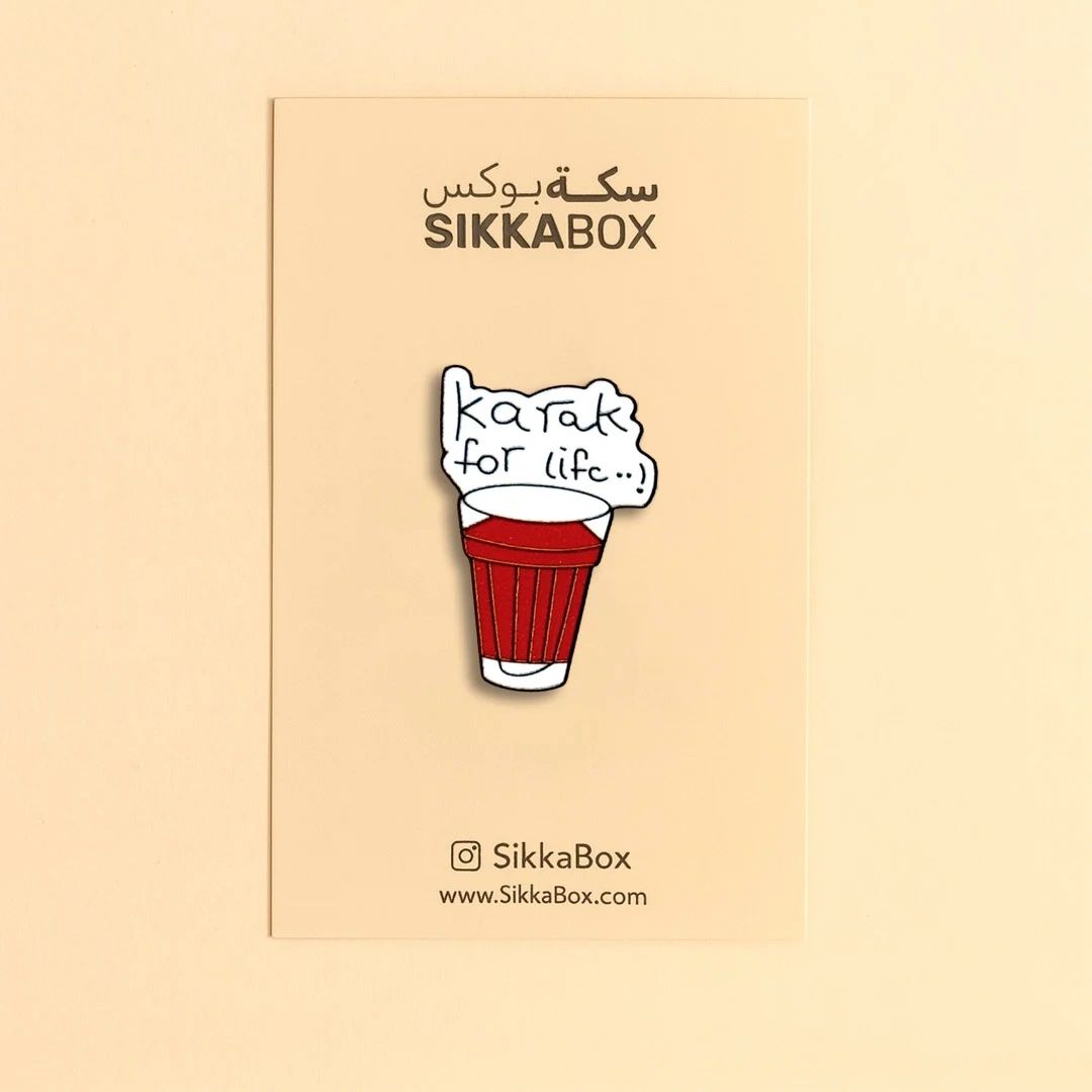 Karak for Life Metal Sticker