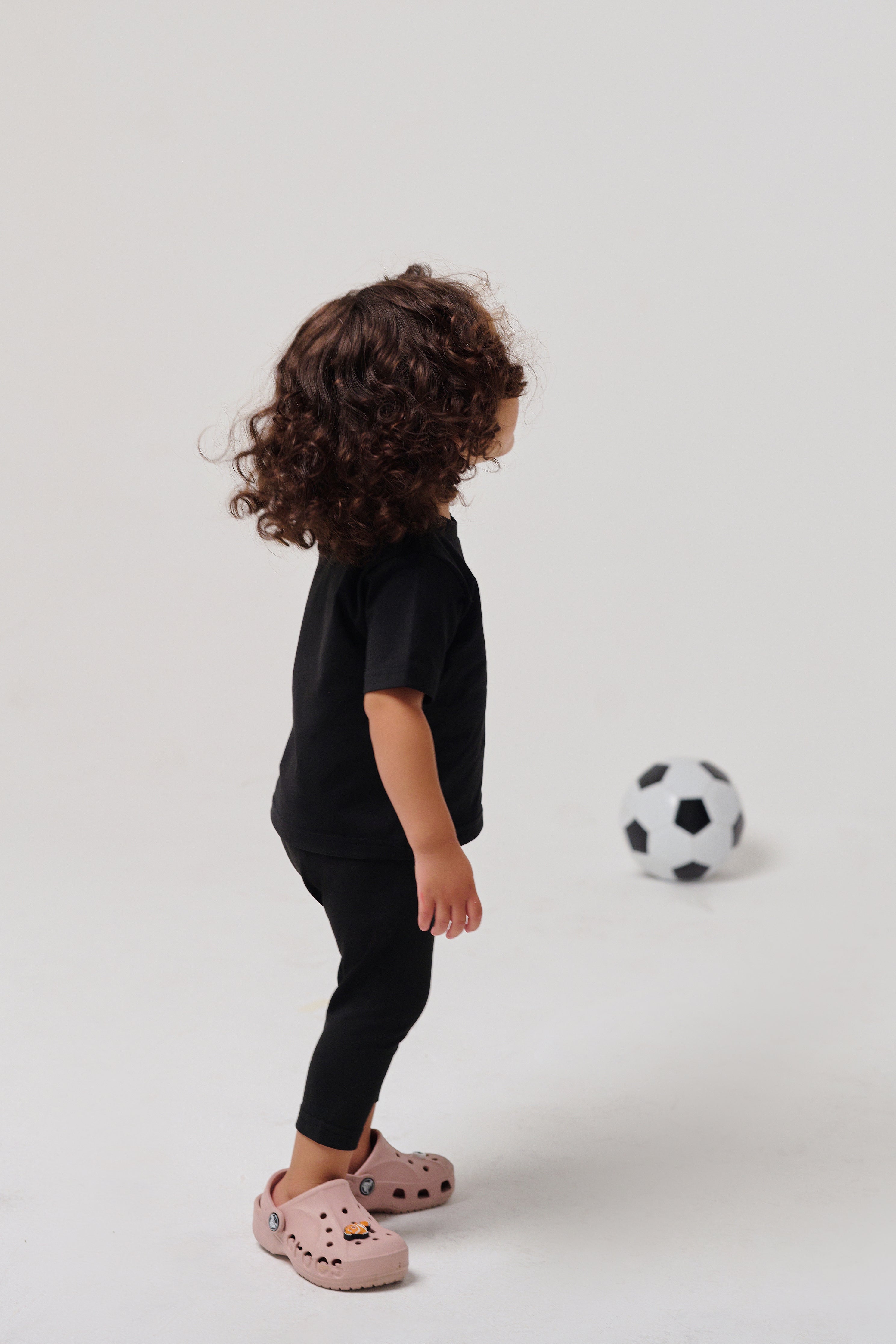 جوارب طويلة كلاسيكية للأطفال من ماركة MULU - أسود