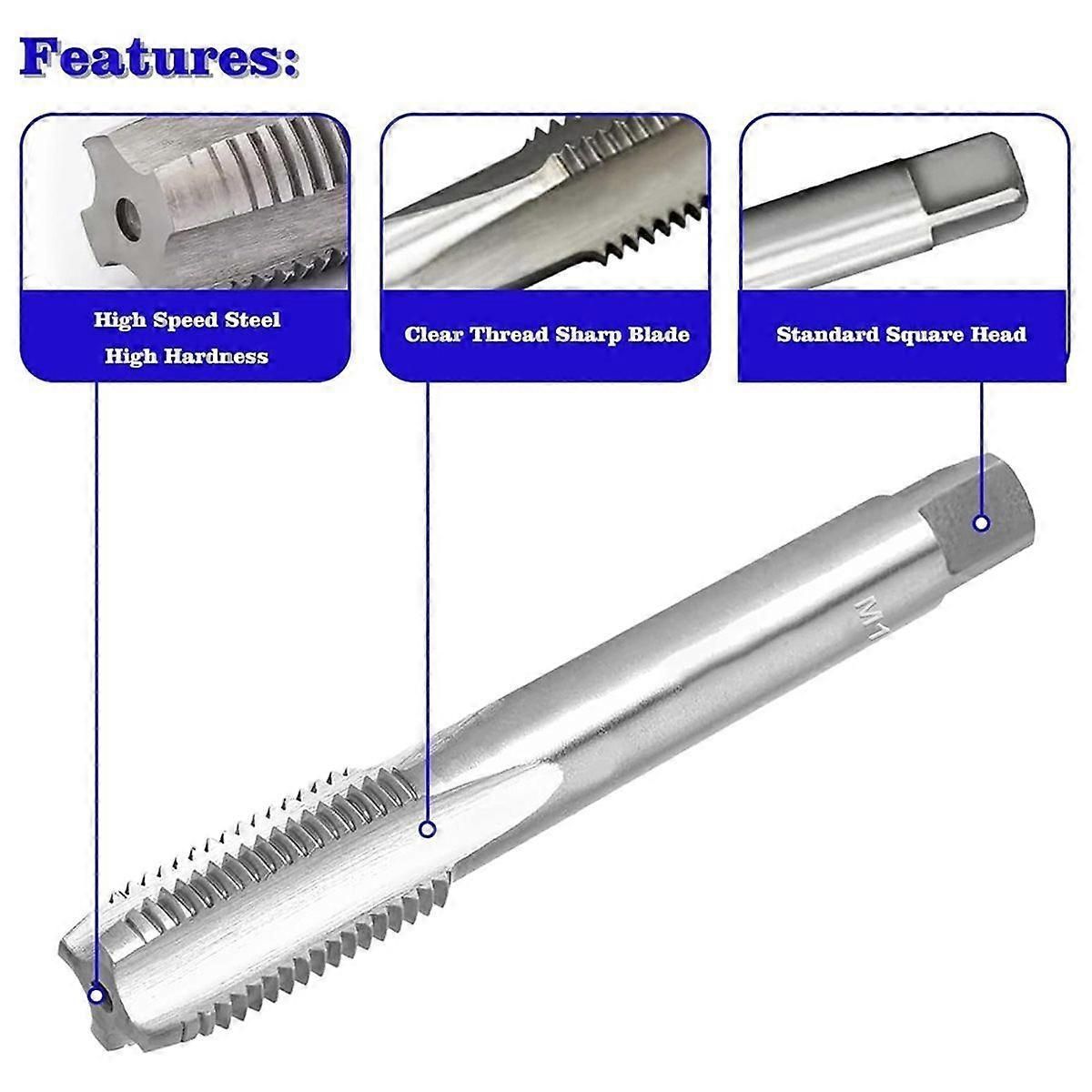 M16x1.5 Metric Thread Tap and Die Set High Speed Steel