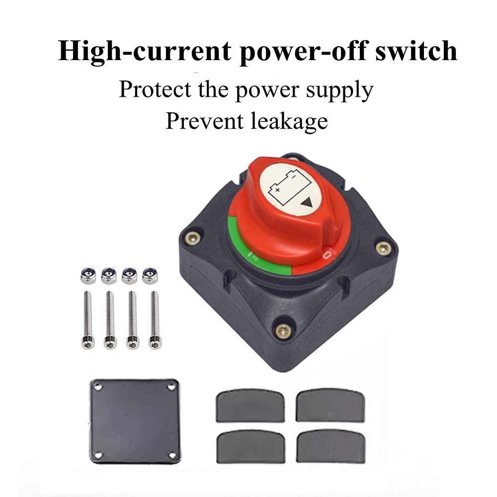 Battery Disconnect Switch Master Isolator Cut Off Switch For Car Vehicle RV Boat