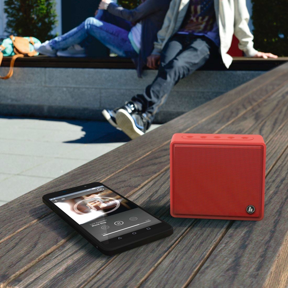 HAMA 173122 POCKET / MOBILE BLUETOOTH  SPEAKER RED