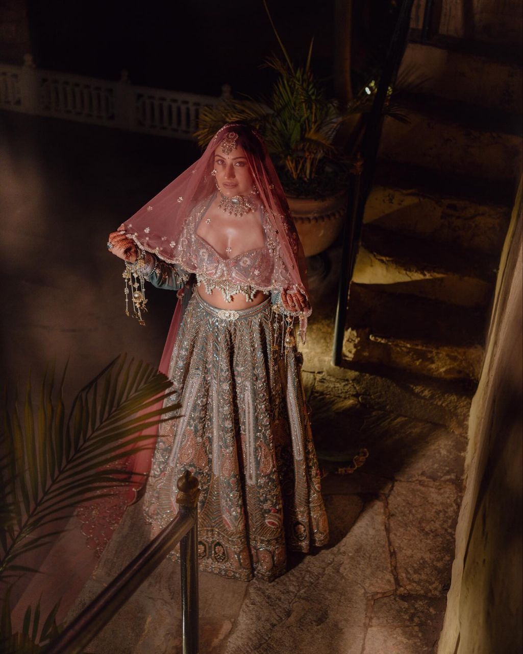 Fab Zone Designer Lehenga Choli With Hand Pearl Work