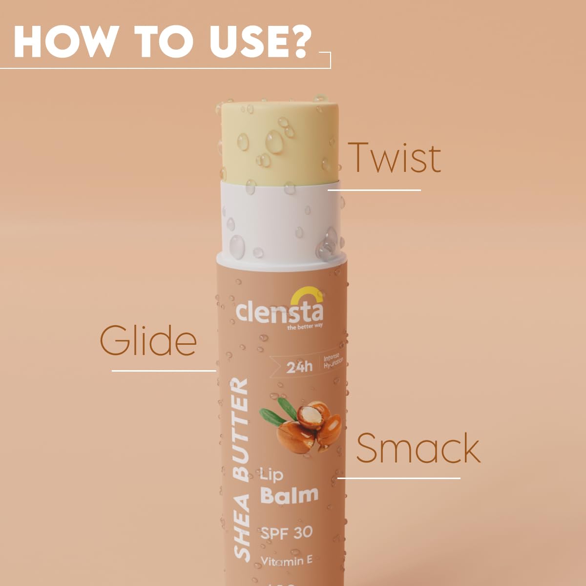 كلينستا مرطب شفاه بزبدة الشيا وفيتامين E SPF 30