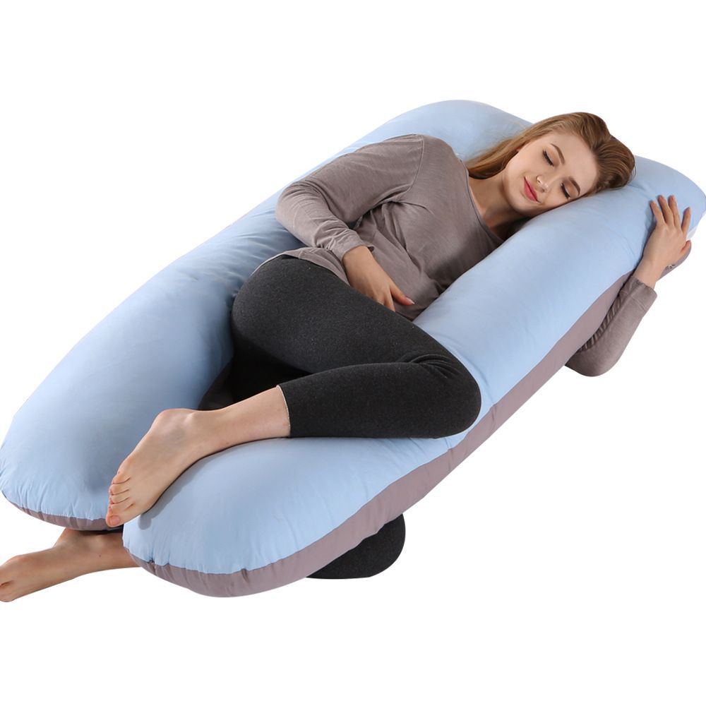 Pregnancy Pillow U Shaped Maternity Pillow Full Body Pillow Lumbar Pillow Machine Washable