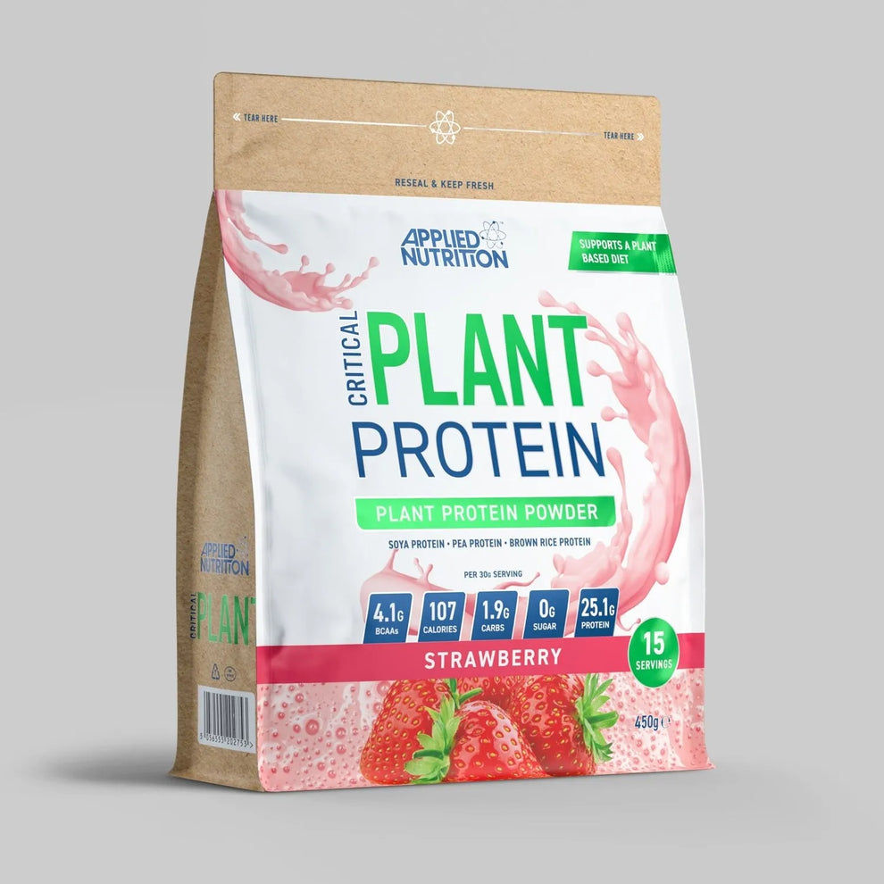 AN CRITICAL PLANT PROTEIN 450G STRAWBERRY
