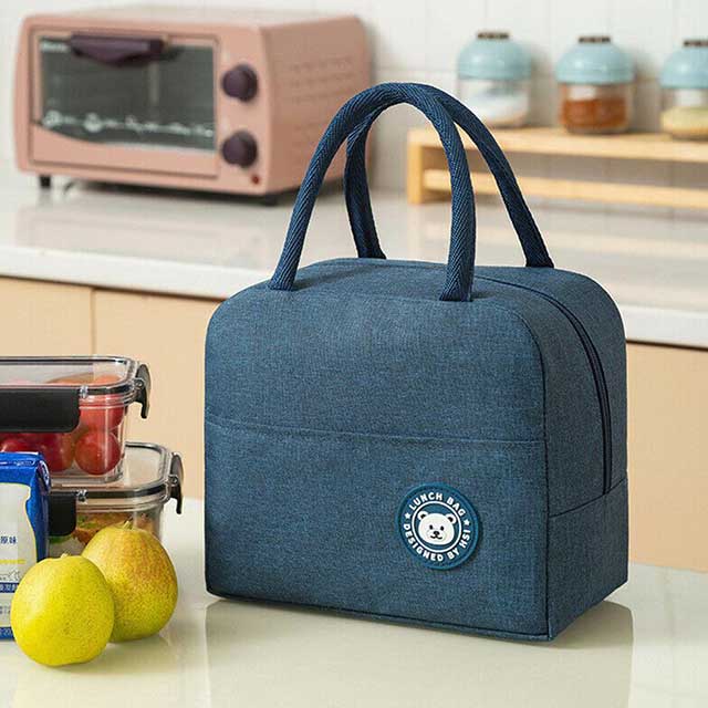 Insulated Thermal Cooler Lunch Bag - Durable, Reusable, and Leak-Proof Lunch Tote for Food & Drink Storage