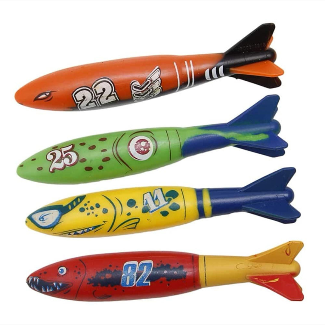 Dawson Sports Dive Torpedoes, Set of 4