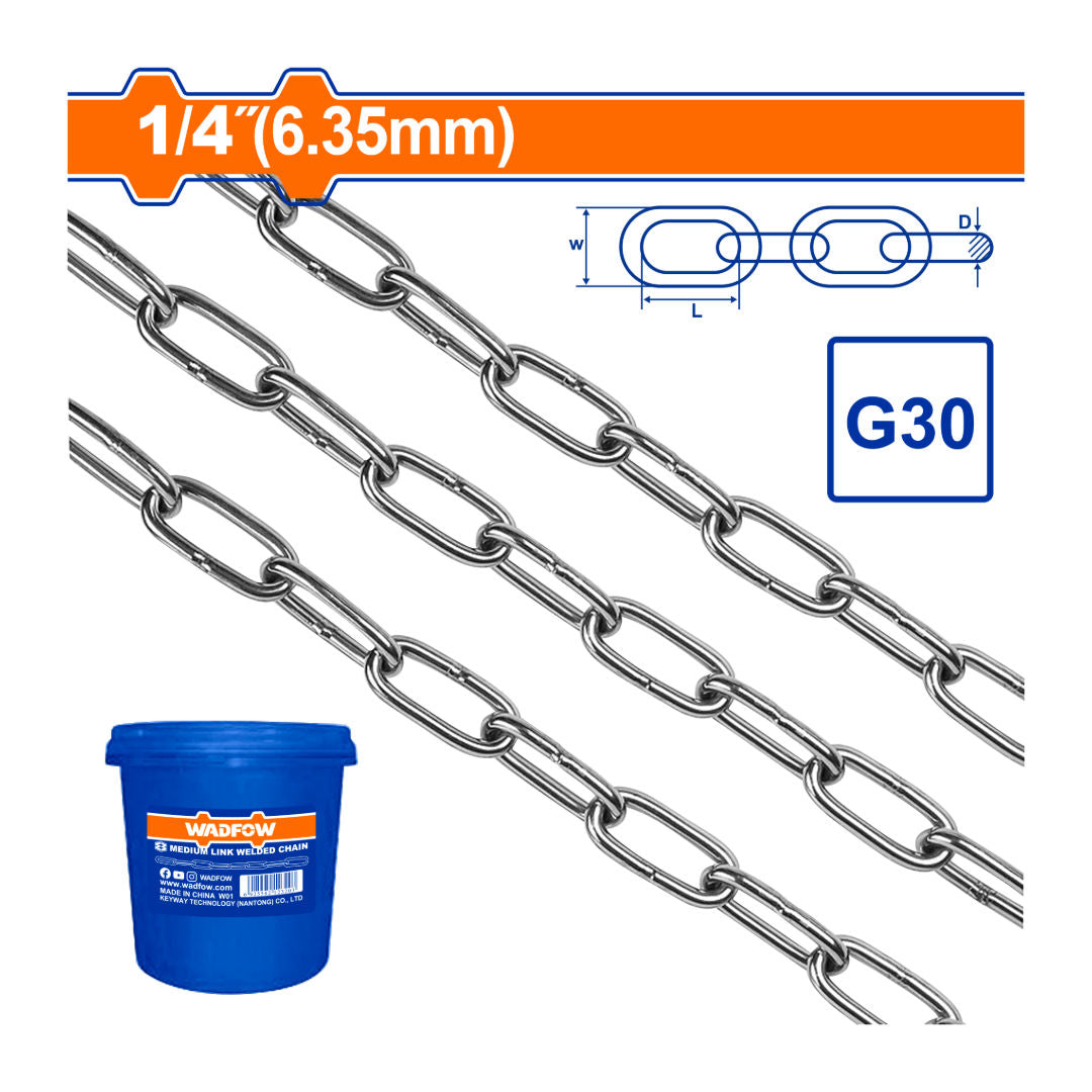 WADFOW Medium Link Welded Chain