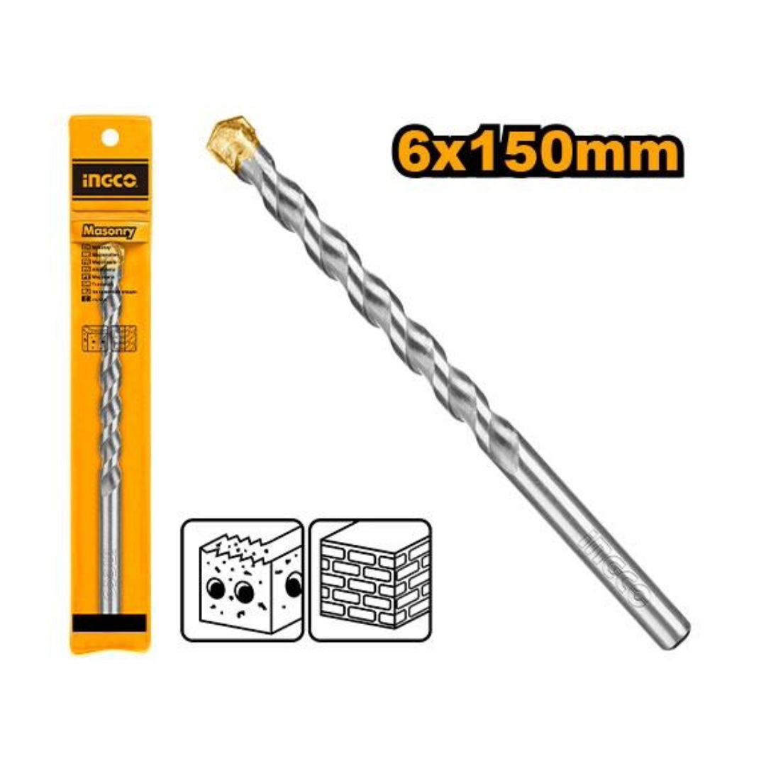 INGCO Masonry Drill Bit, Tungsten Carbide Tip