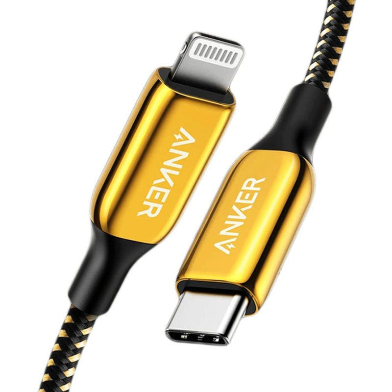 Anker PowerLine+ III USBC to Lightning Cable 6ft, Golden