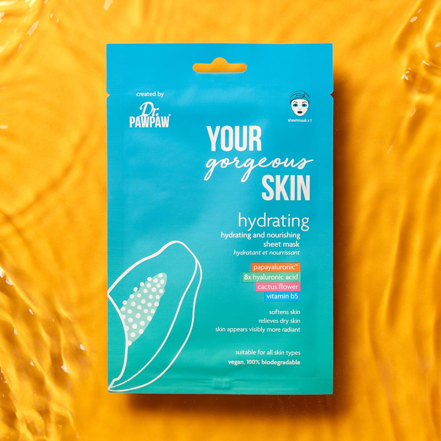 Dr Pawpaw Hydrating Sheet Mask 25ml