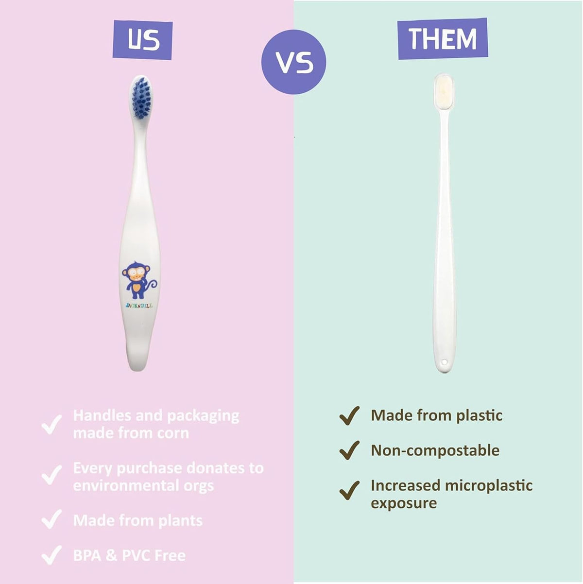Jack N' Jill Kids Toothbrush Assorted
