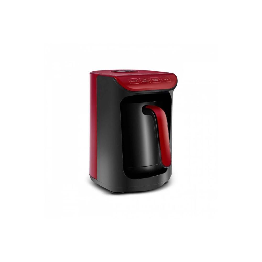 Karaca Hatir Kozde Turkish Coffee and Turkish Coffee Machine Red with Plenty Of Foam With a Capacity of 5 Cups