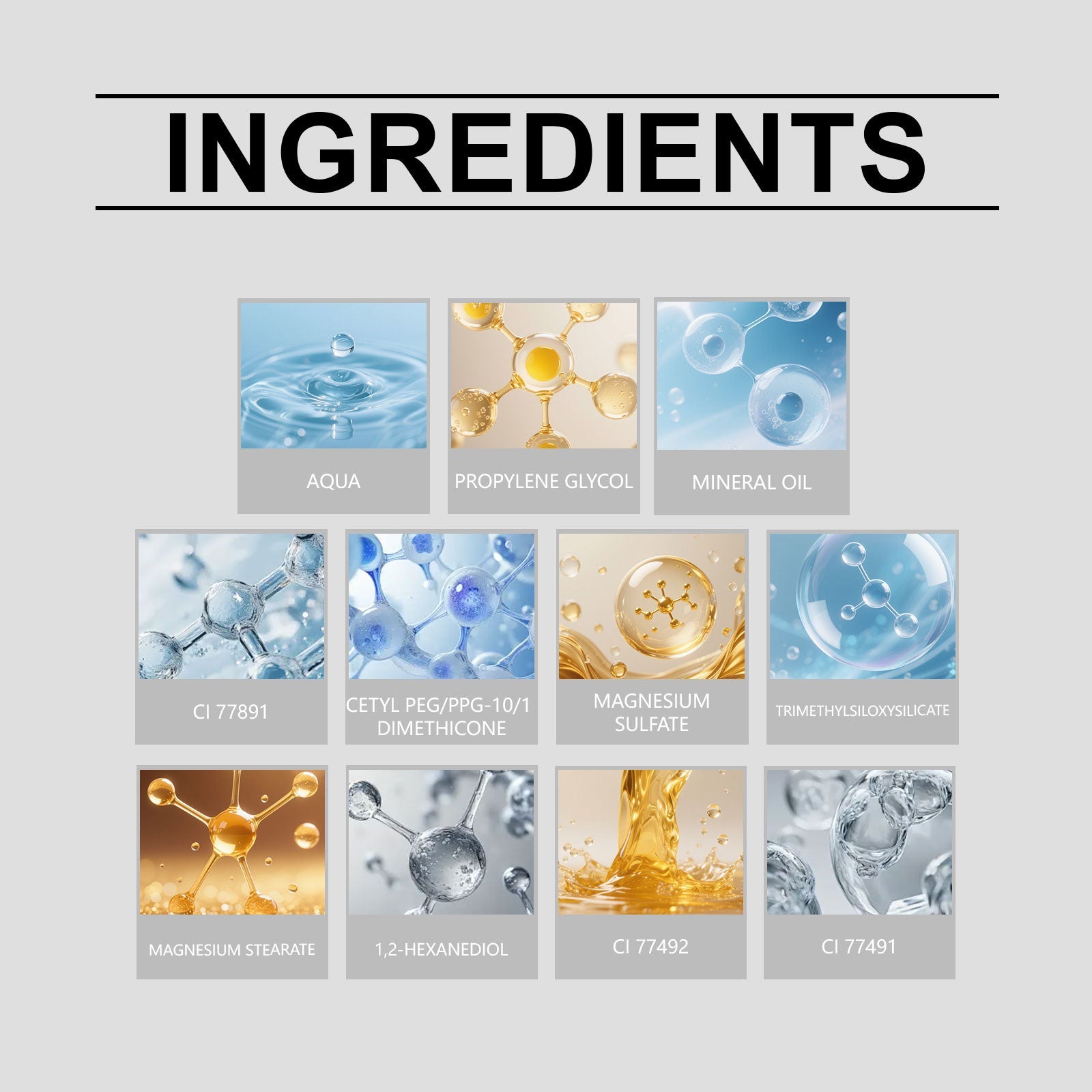 Brightening Cushion Cream, Natural Fit Base Makeup, Flawless, Hydrating, Easy to Apply ,18g