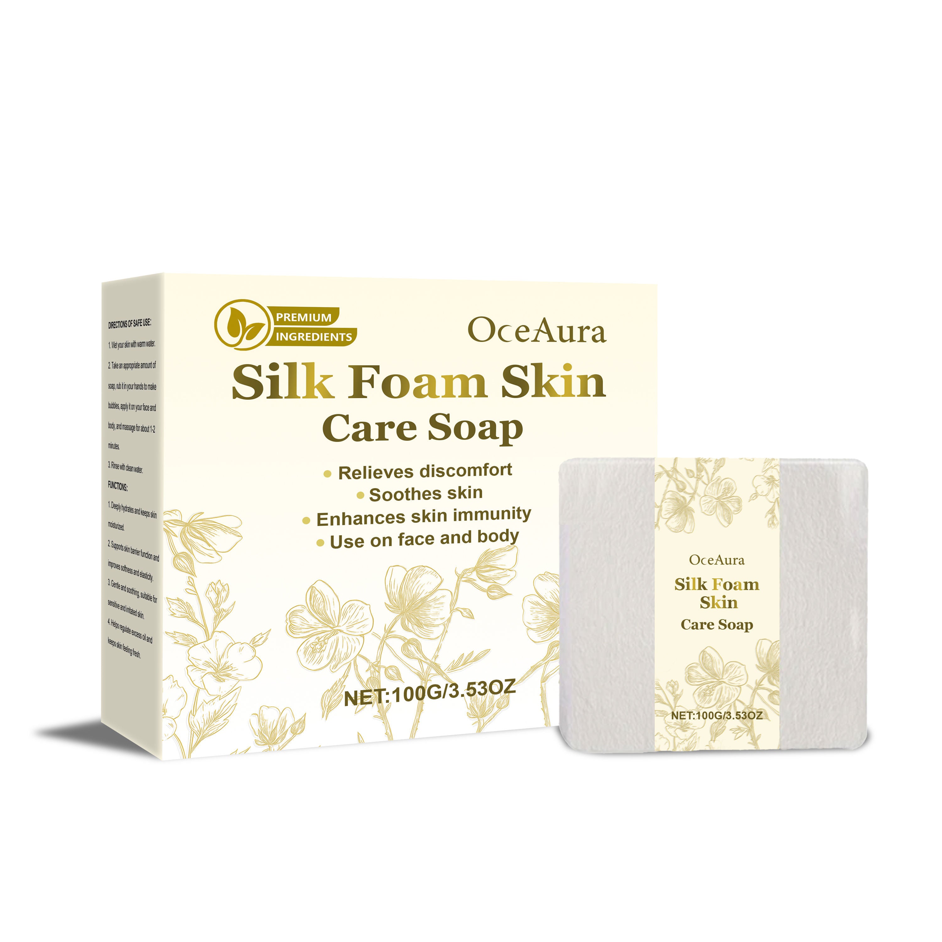 Cleansing Soap, Gentle Oil Control, Nourishing Moisturizer, Refreshing Skin ,100g