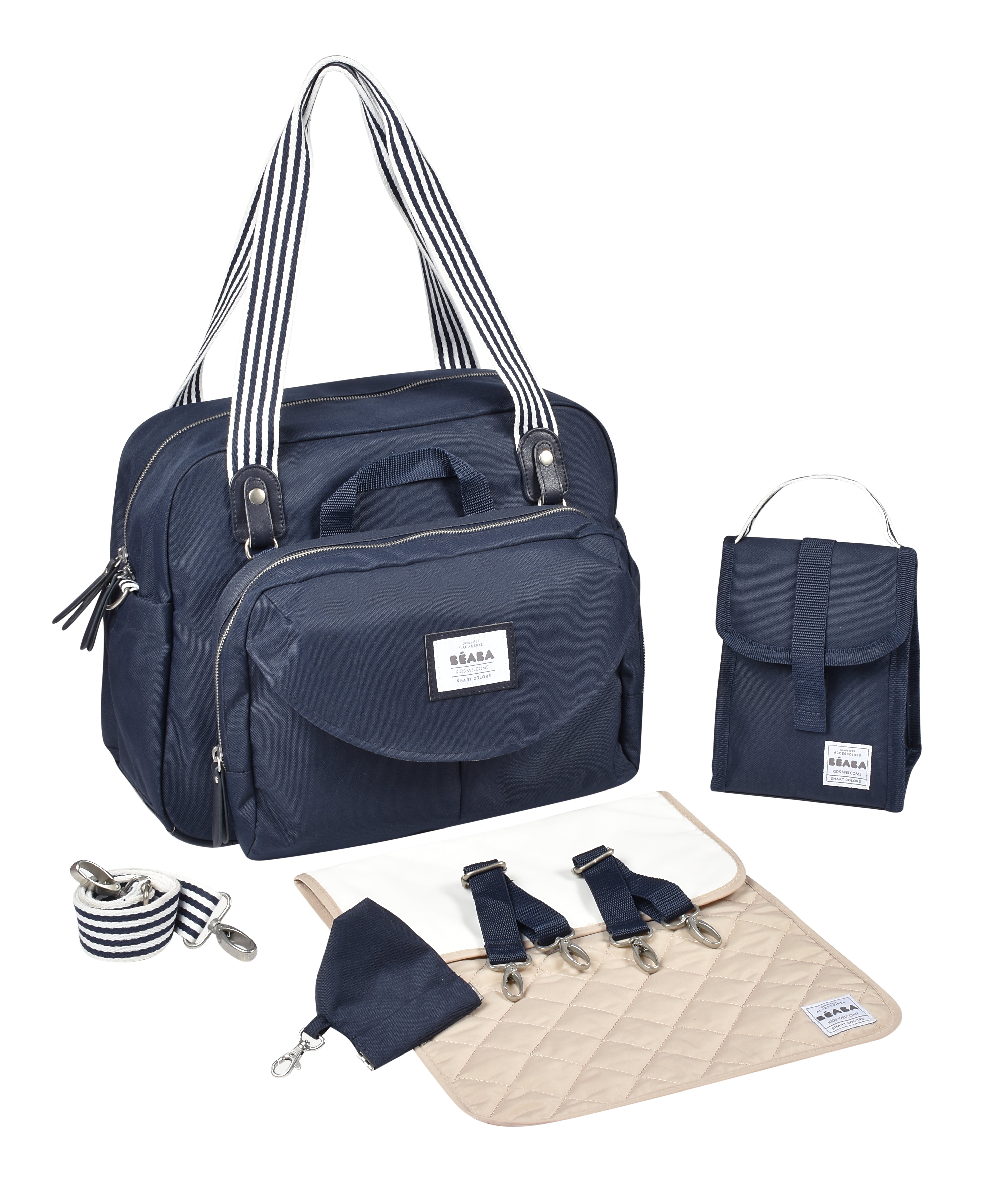 BÉABA Geneva II Changing Bag — Navy Blue