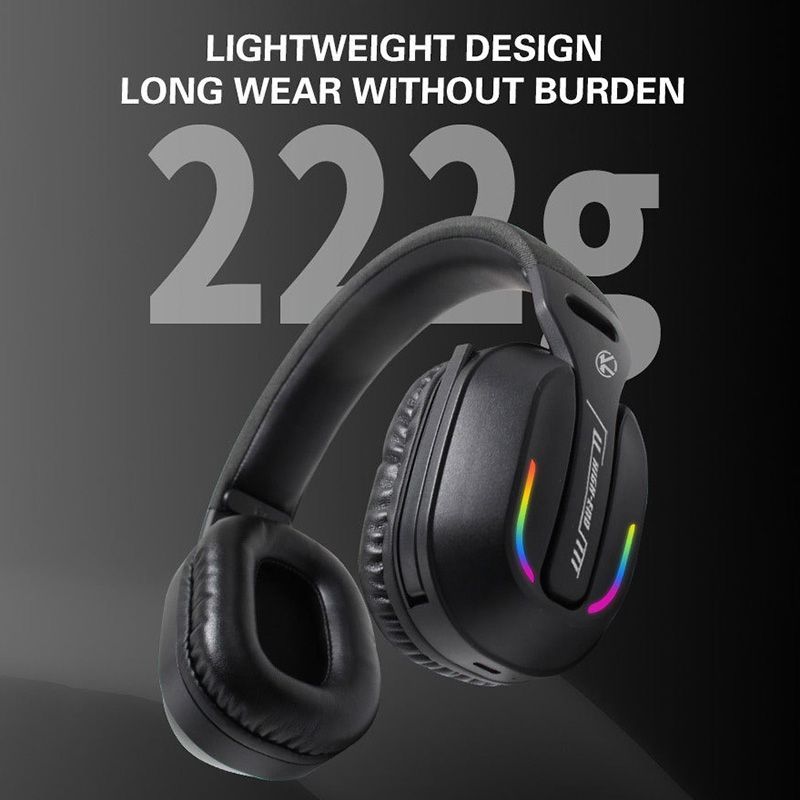 Head-mounted RGB Wireless Bluetooth Headset GT100