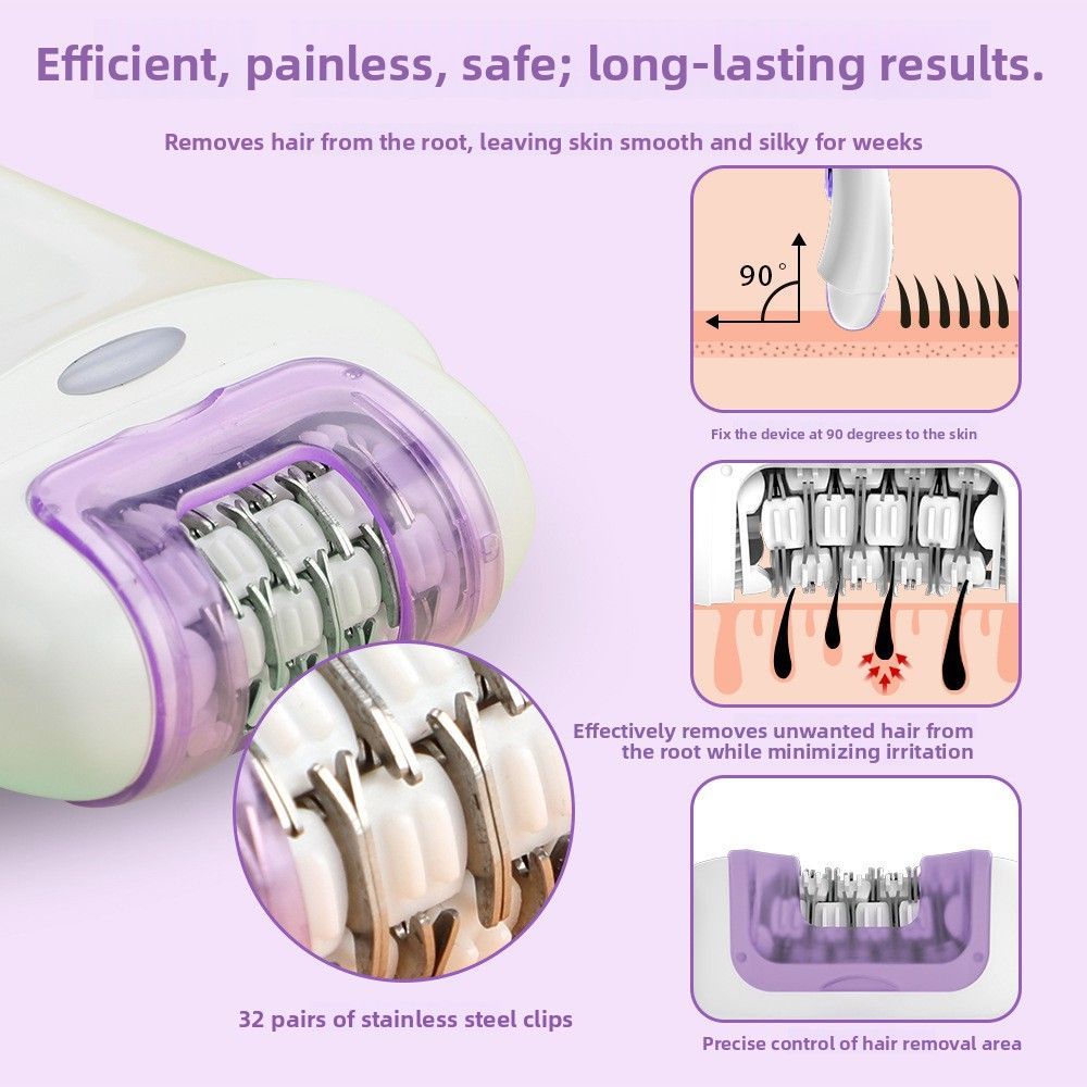 3-in-1 Women's Hair Trimmer Shaver