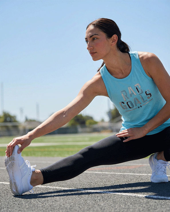 Under Armour-Shirt Blue RD GOALS