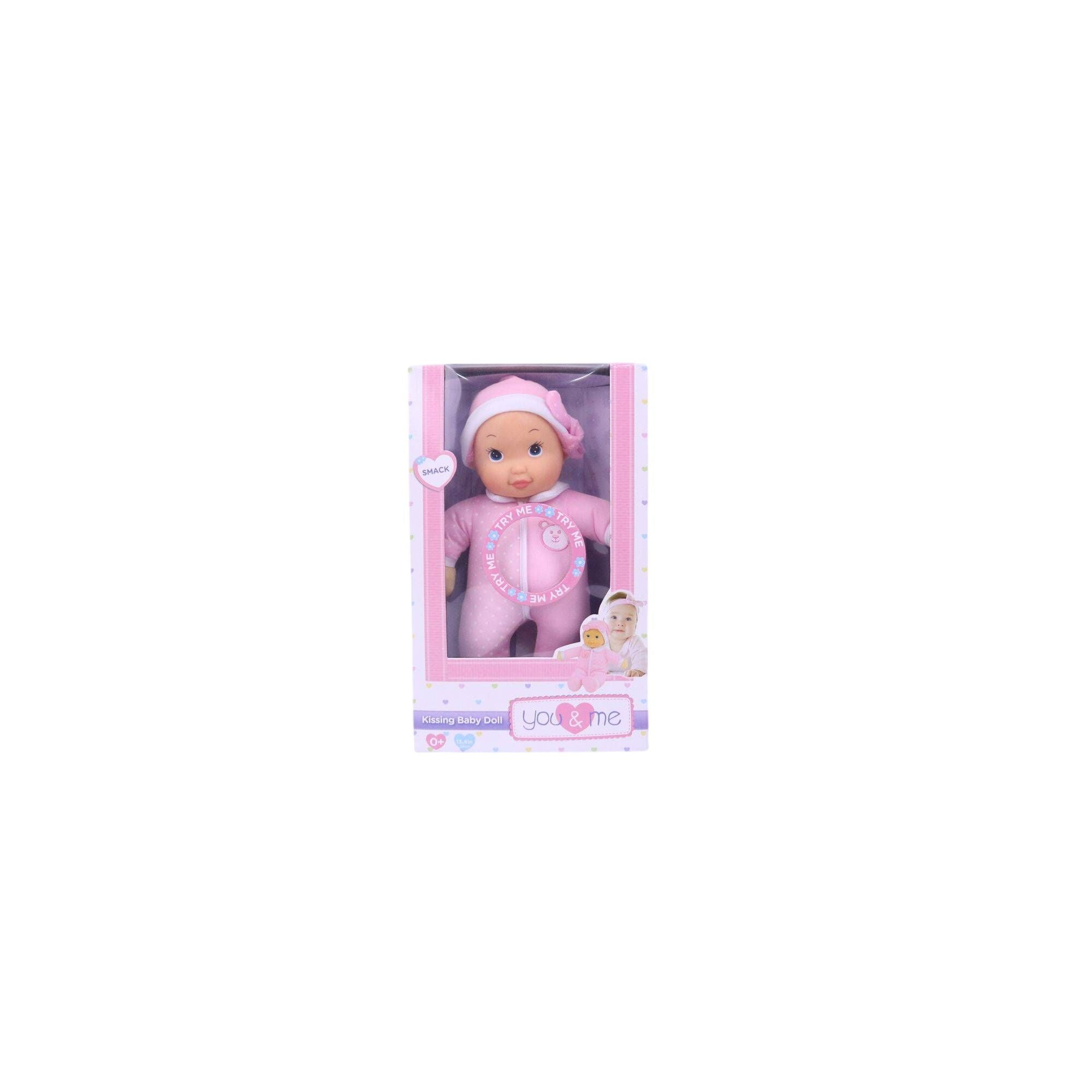 Bambolina My First Kissing Baby Doll, 34cm
