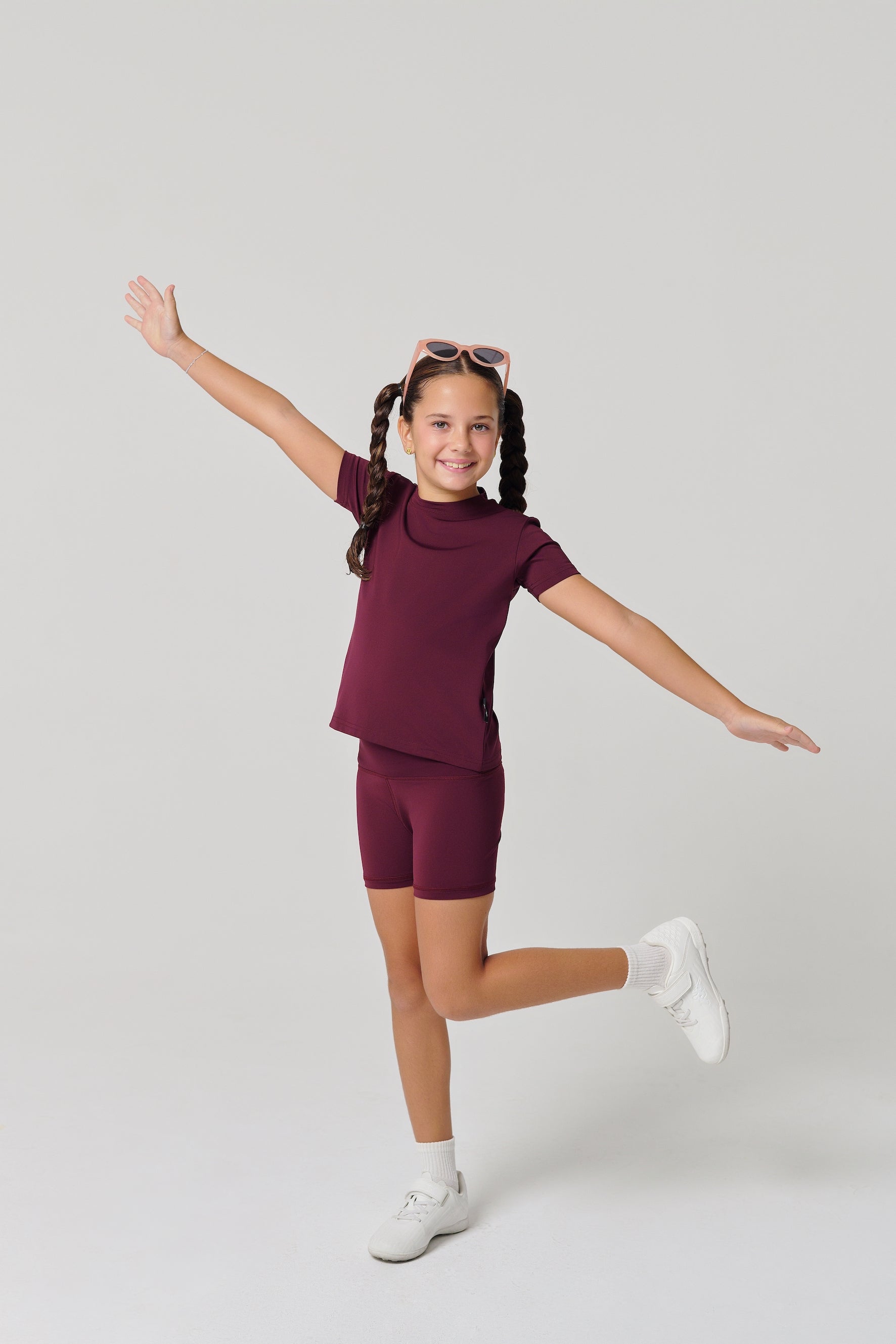 شورتات ركوب الدراجات "MULU Classic" للأطفال - كستنائي