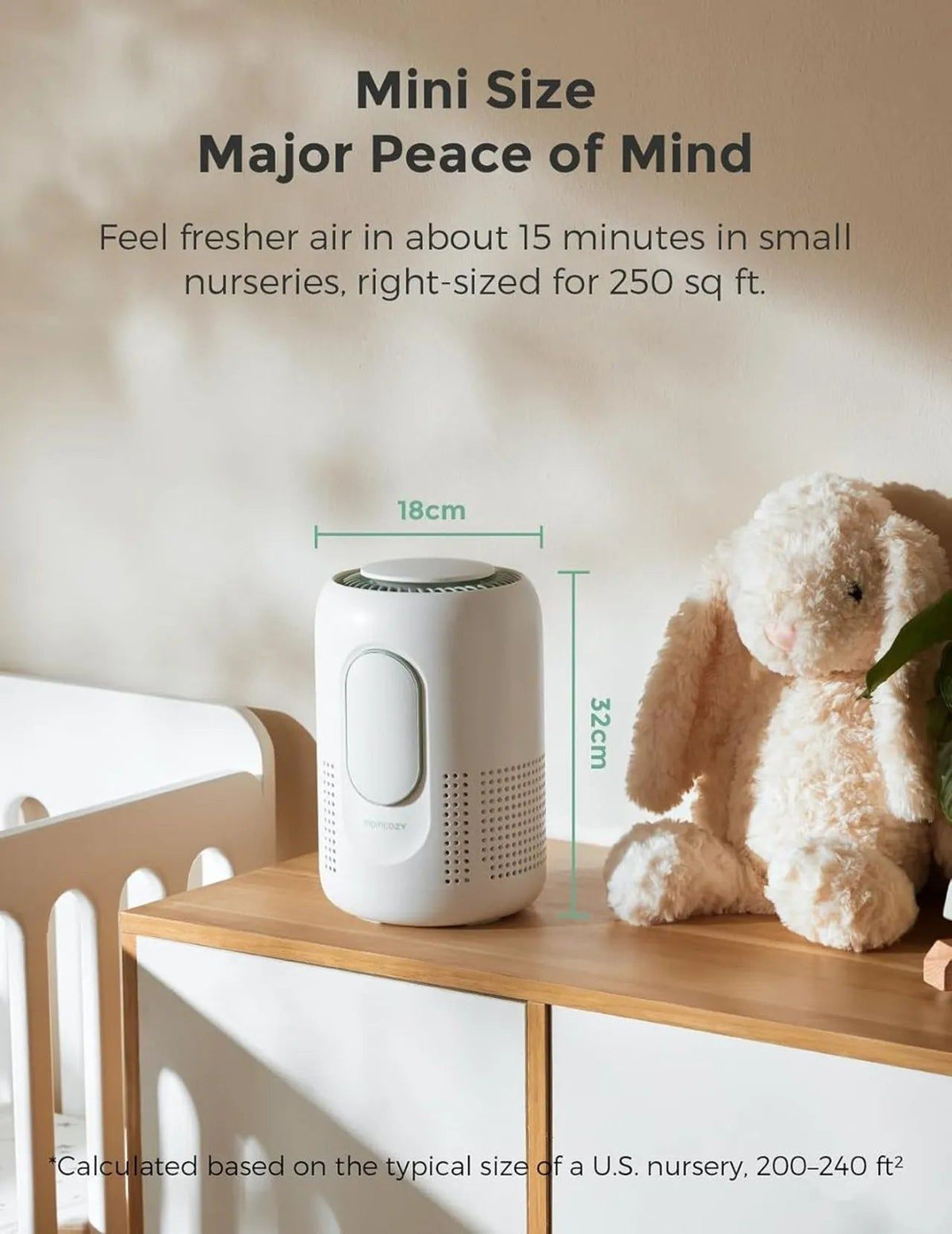 Momcozy - Cozy Breath Baby Air Purifier - White