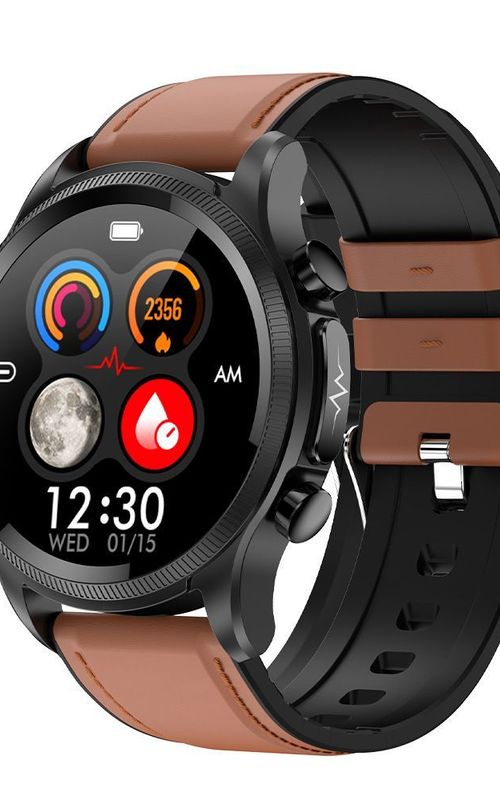 Blood Glucose Smart Watch Ecg+ppg Monitoring Blood Pressure Body Temperature Smartwatch Men Ip68 Waterproof Fitness Tracker - Smart Watches