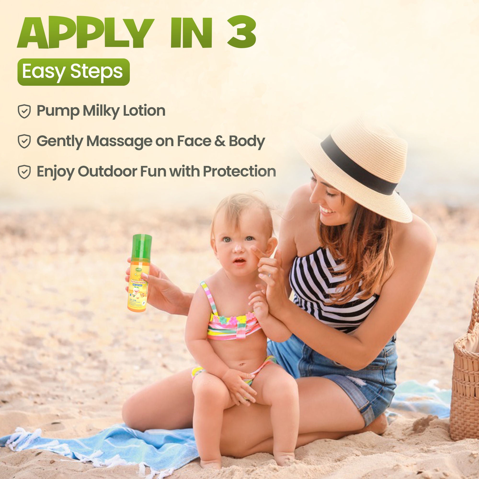 ENFANT Face & Body Sunscreen Lotion 70ml