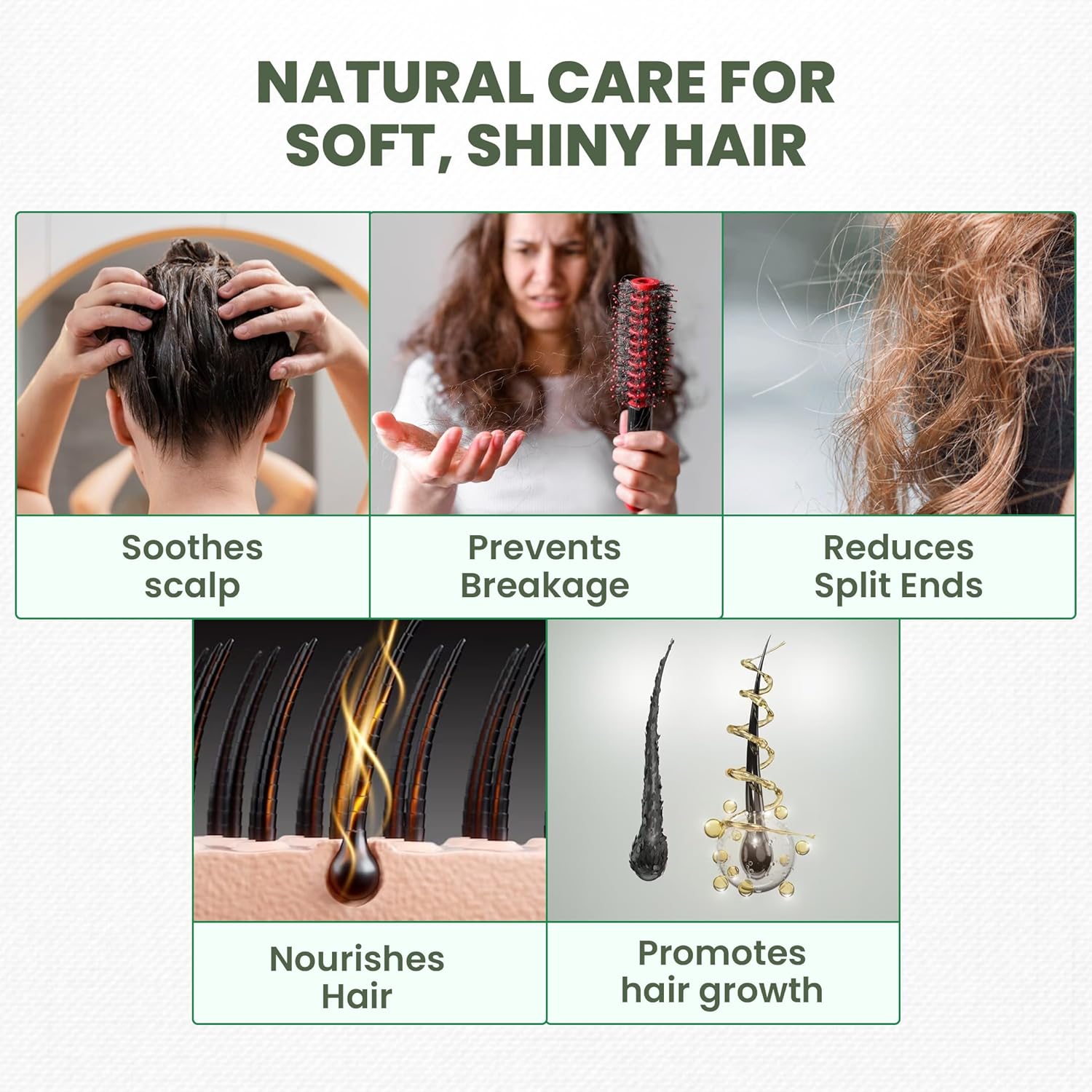 Rey Naturals Cold Pressed Castor Oil + Coconut Oil + Sweet Almond Oil (200ML + 200ML + 200ML)