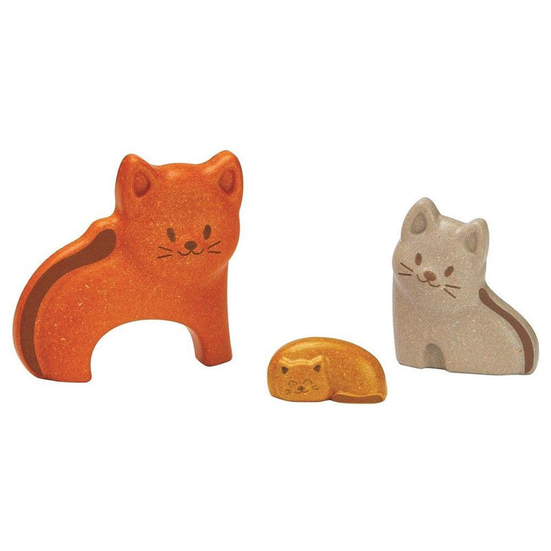 PlanToys Cat Puzzle — Wooden Family Puzzle