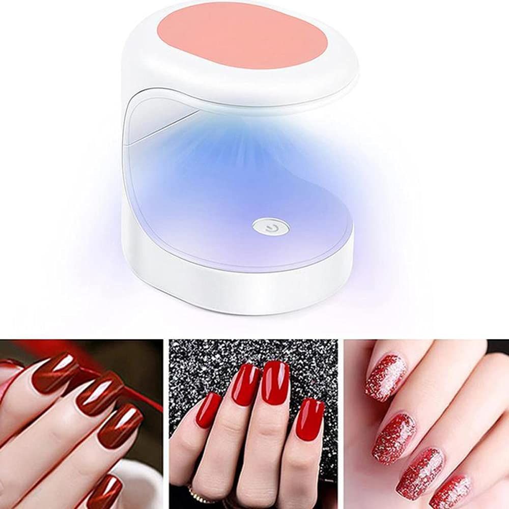 Mini Single Finger Nail Dryers UV LED Lamp for Nails USB Portable Home Use