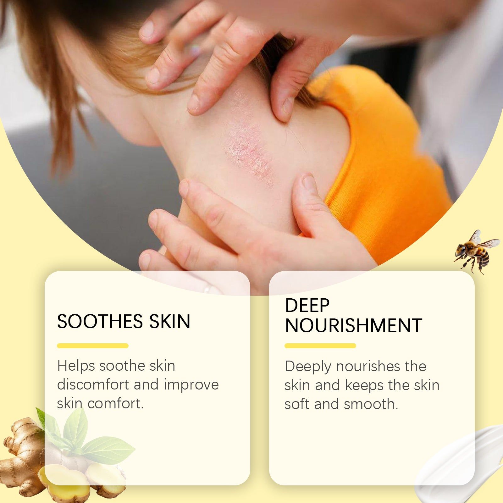 Bee Venom Cream, Relieve Itching, Moisturize, Skin Care, Natural Healing ,20g