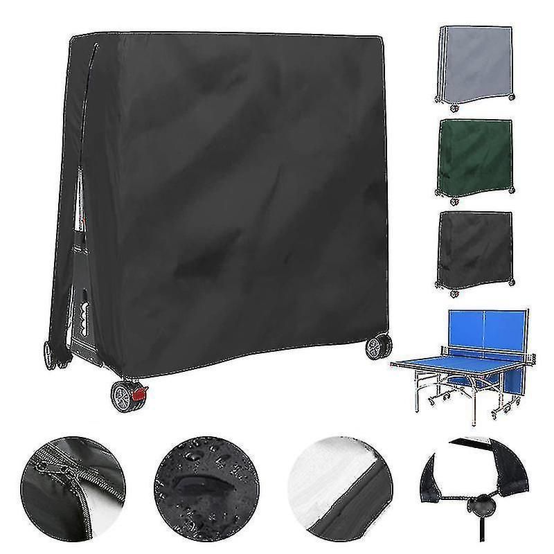 Outdoor Waterproof And Dustproof Table Tennis Table Cover Table Tennis Table Cover 165x70x185cm