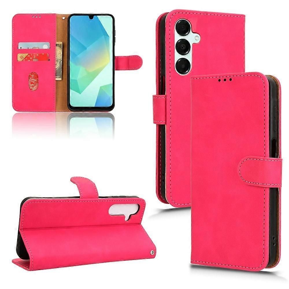For Samsung Galaxy A16 5G Leather Case Skin-Feel Anti-Drop Wallet Flip Phone Cover
