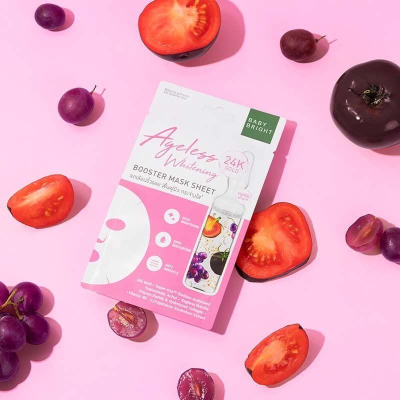 Ageless Whitening Booster Mask Sheet 20g <br/> BABY BRIGHT (F)