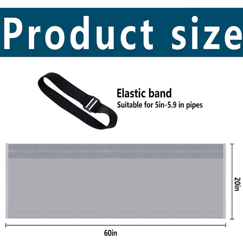 Portable Air Conditioner Hose Cover Wrap AC Hose Cover Duct Vent Cover