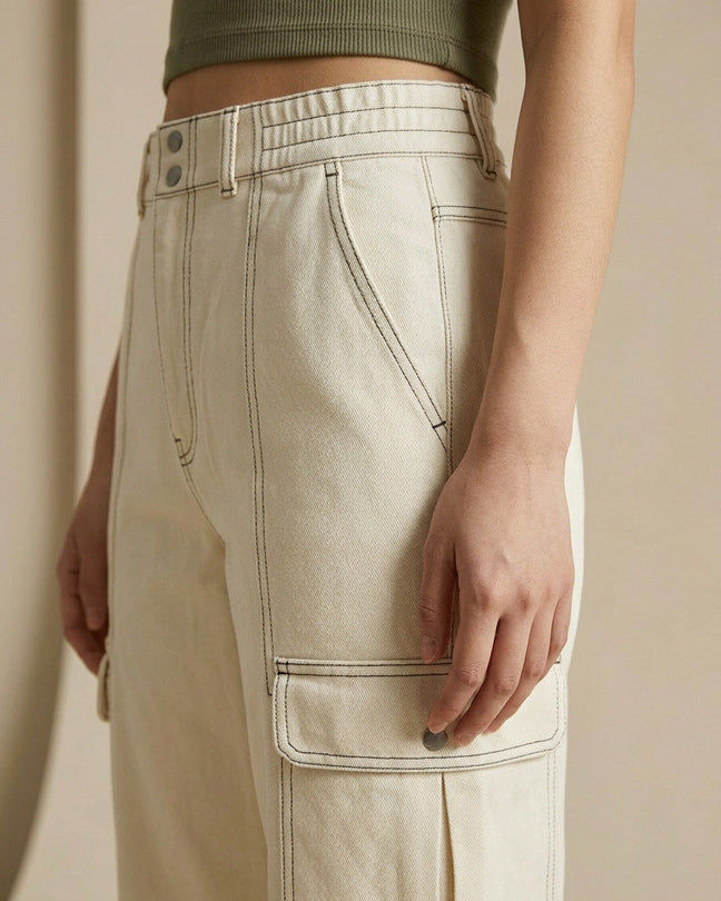 Urban Outfitters white UFO pant