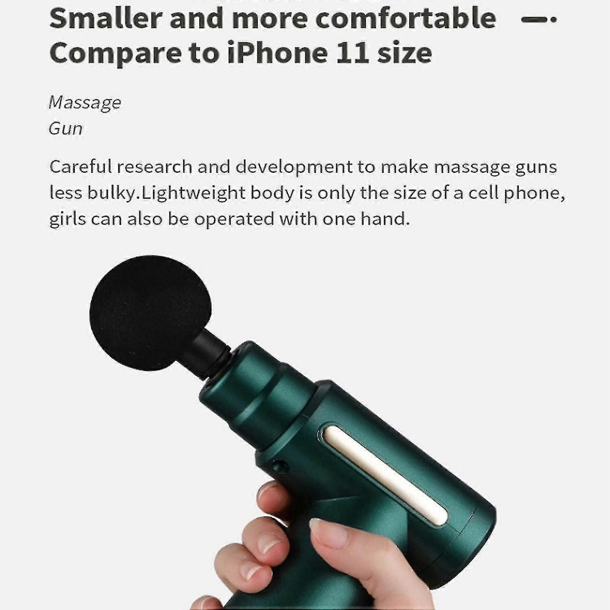 Massage Gun With 4 Massage Heads and 6 Speed Settings