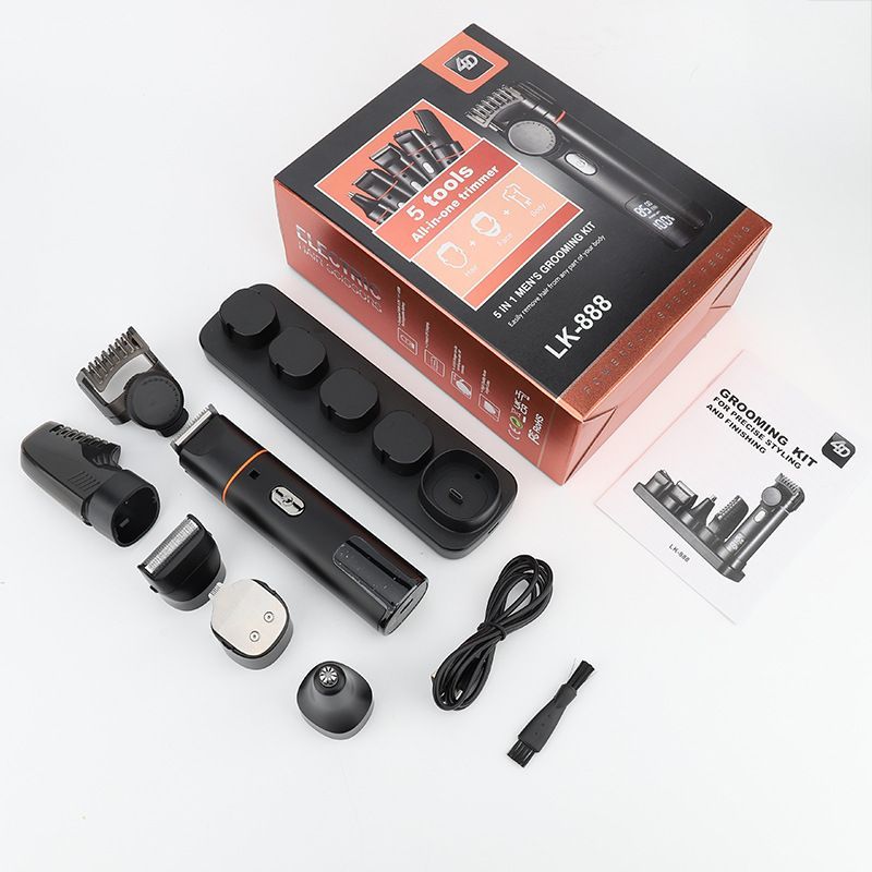 5-in-1 Hair Clipper Grooming Kit