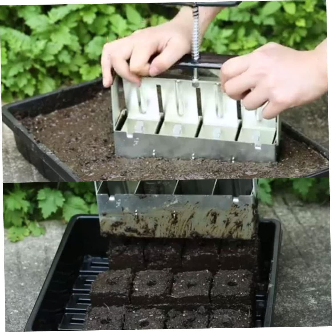 Plant Soil Block Maker Soil Block Maker Quad Manual Blocking Tool for Garden